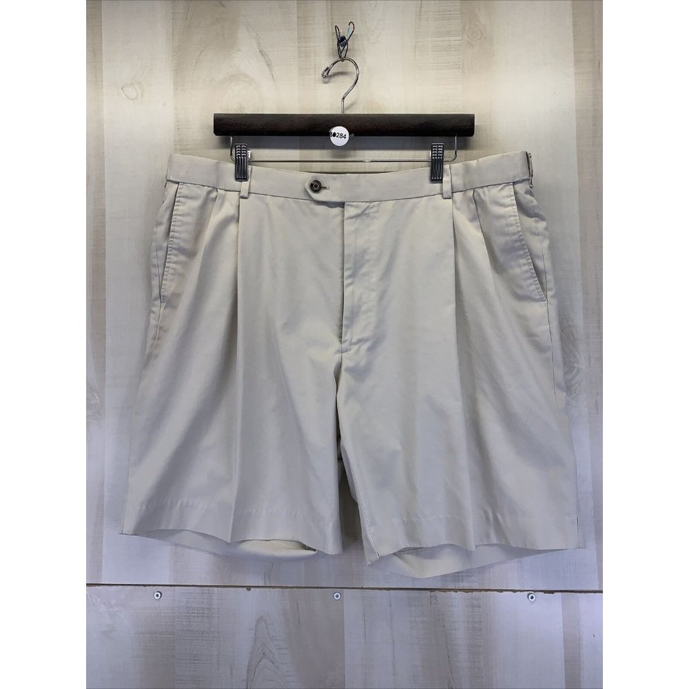 Vintage Pendleton Mens Pleated Khaki Shorts Size 40-10284